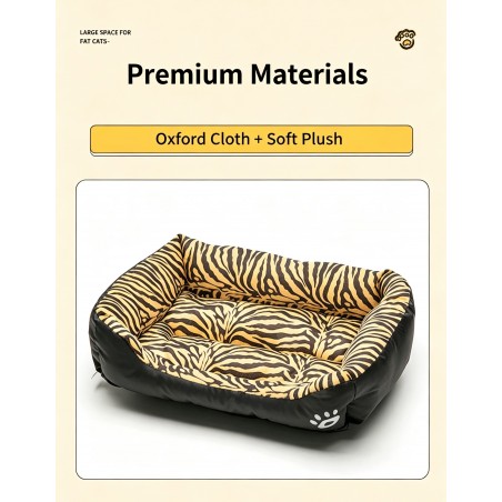 Warm Plush Dog Bed, Washable & Non-Slip | Paws of Oz
