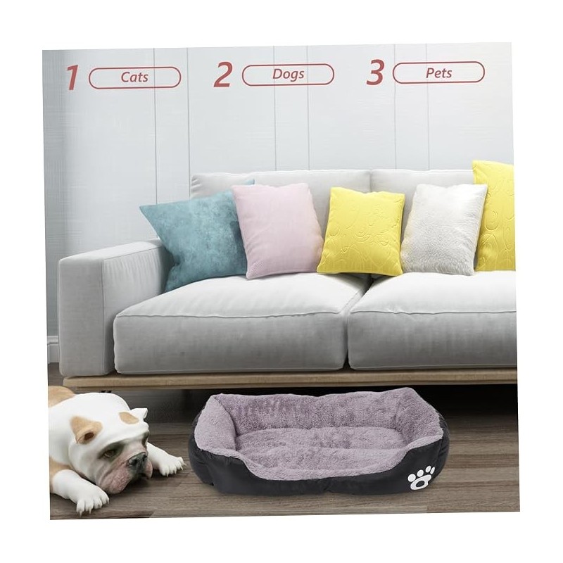 Warm Plush Dog Bed, Washable & Non-Slip | Paws of Oz