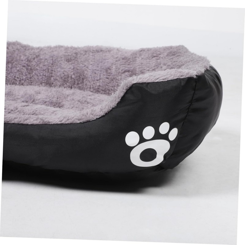 Warm Plush Dog Bed, Washable & Non-Slip | Paws of Oz