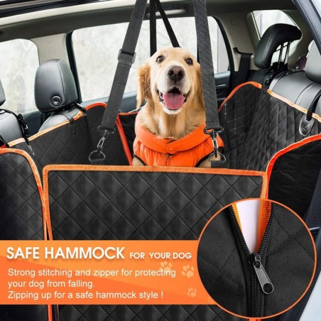 4-in-1 Waterproof Dog Car Seat Cover | Paws of Oz