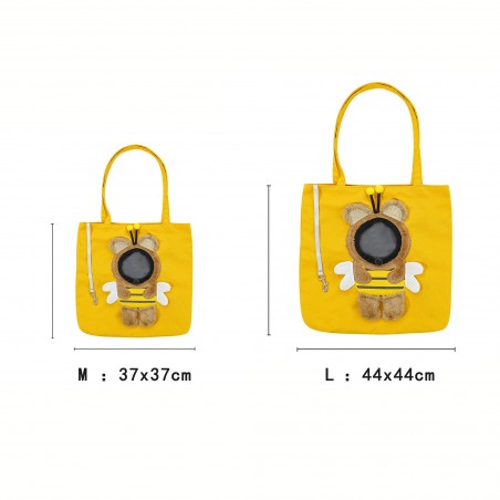 Foldable Cartoon Pet Carrier Tote Bag | Paws of Oz