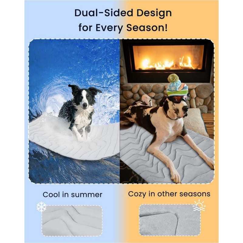 Dual-Sided Self-Cooling Pet Mat | Paws of Oz