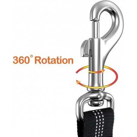 2-Pack Reflective Bungee Dog Seat Belt | Paws of Oz