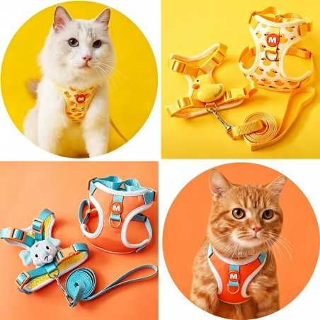 Escape-Proof Soft Pet Harness & Leash Set | Paws of Oz