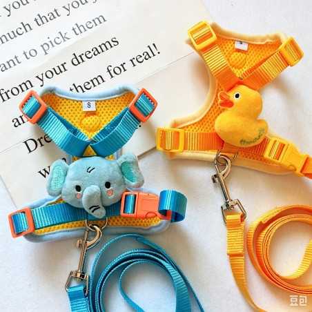 Escape-Proof Soft Pet Harness & Leash Set | Paws of Oz