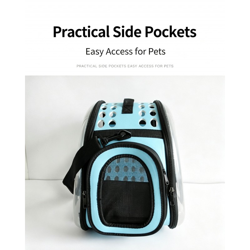 Foldable Transparent Pet Carrier for Cats | Paws of Oz