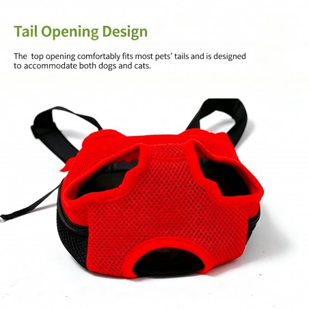 Breathable Mesh Pet Carrier Backpack | Paws of Oz