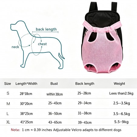 Breathable Mesh Pet Carrier Backpack | Paws of Oz