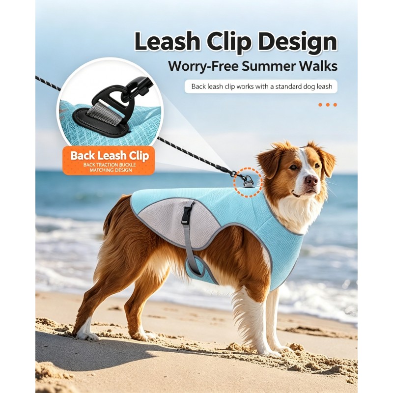 Evaporative Dog Cooling Vest for Heatstroke | Paws of Oz